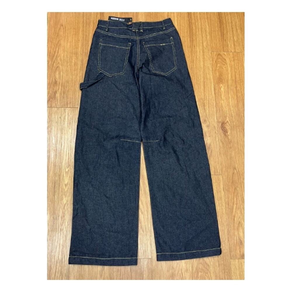 Steve Madden Ashyla Pants Jeans Dark Indigo Size 25 - Picture 4 of 6